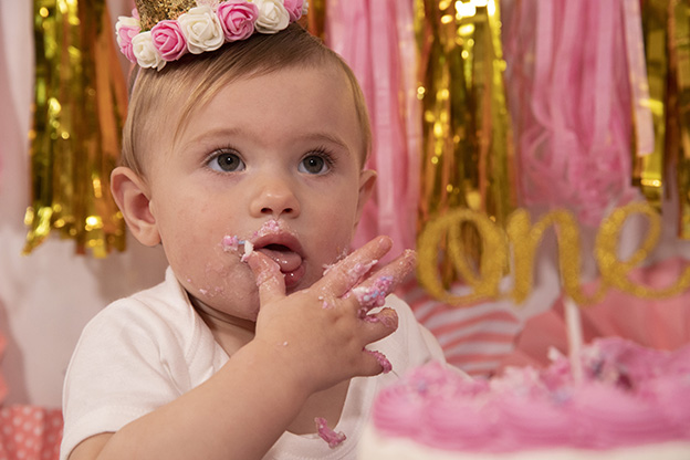 cake smash photography south wales